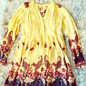 Free People Boho Chic Paisley Dress
